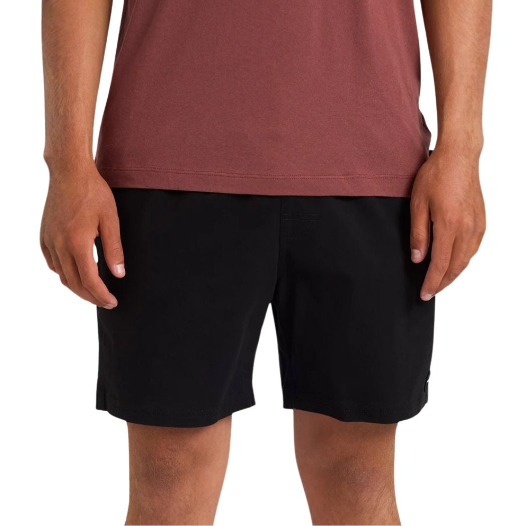 RVCA Escape Elastic Walkshort Black