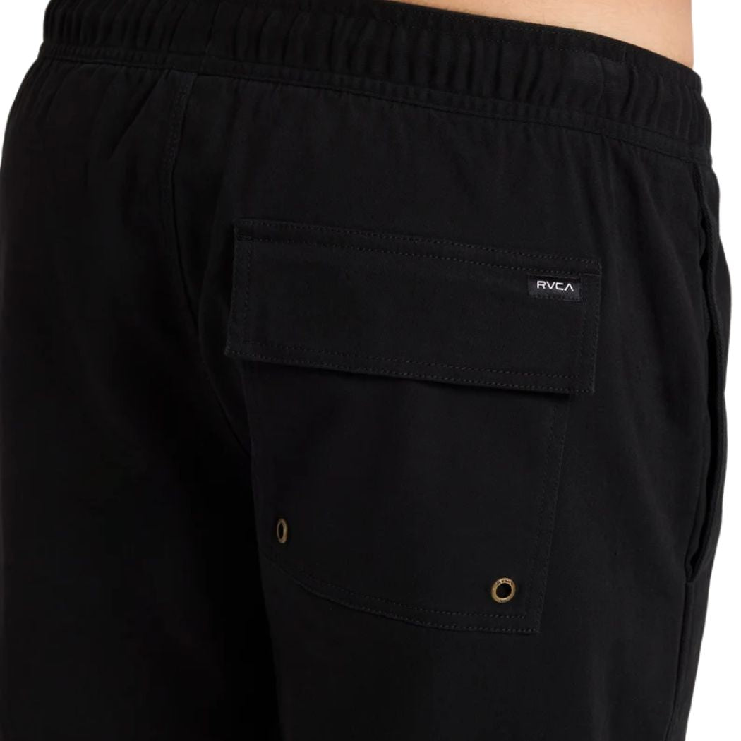 RVCA Escape Elastic Walkshort Black