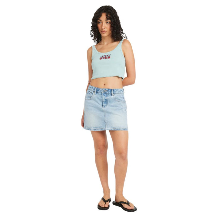 RVCA Flipped Scooped Tank Mist Blue