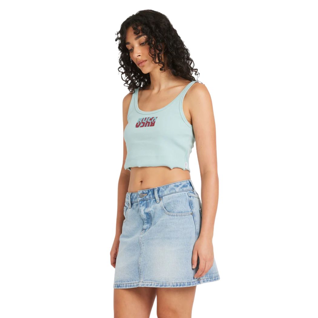 RVCA Flipped Scooped Tank Mist Blue