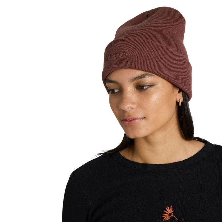 RVCA Forever Beanie Terra Brown