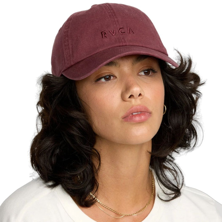 RVCA Forever Dad Cap Burnt Red