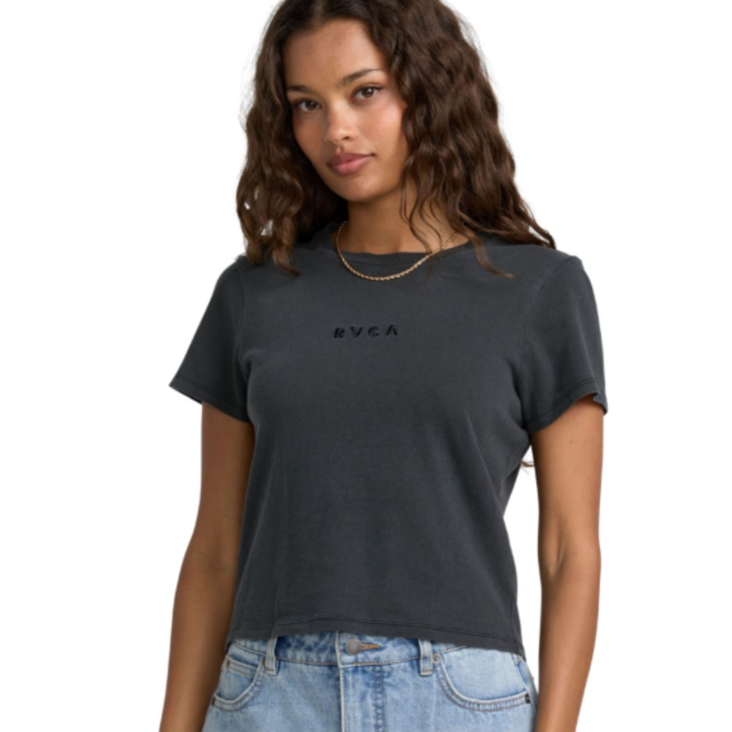 RVCA Forever Tee Washed Black