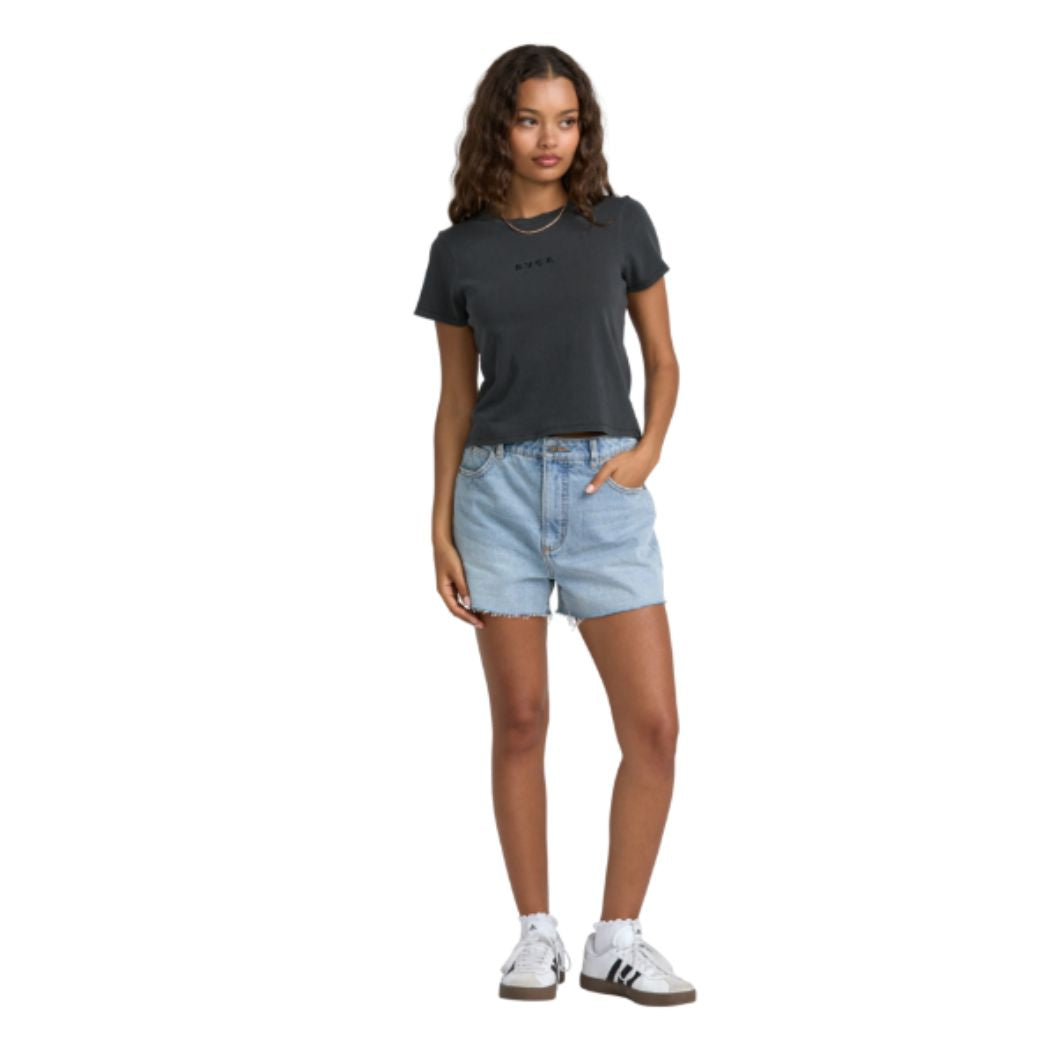 RVCA Forever Tee Washed Black