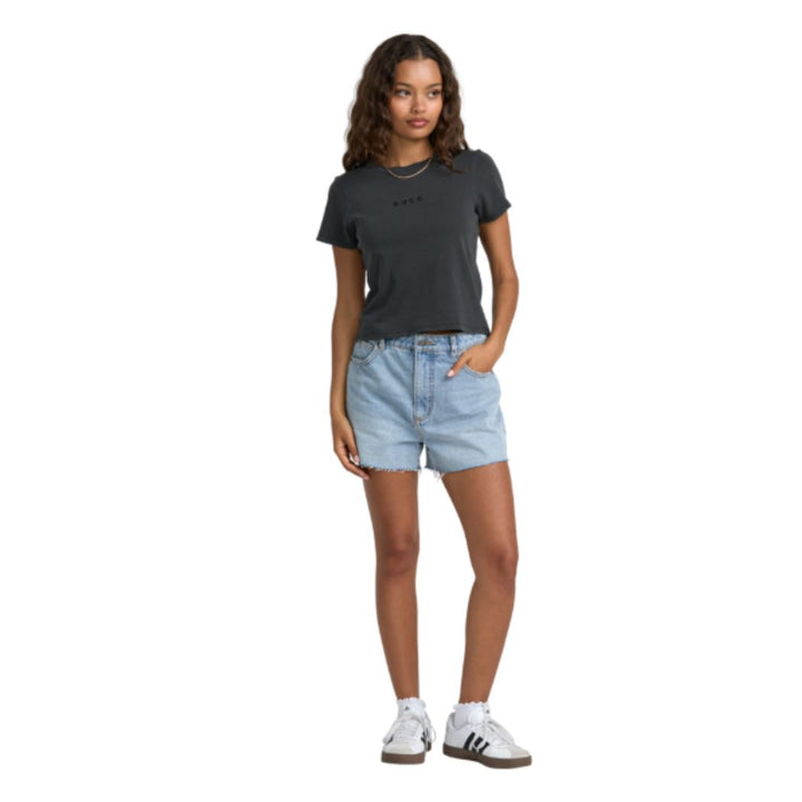 RVCA Forever Tee Washed Black