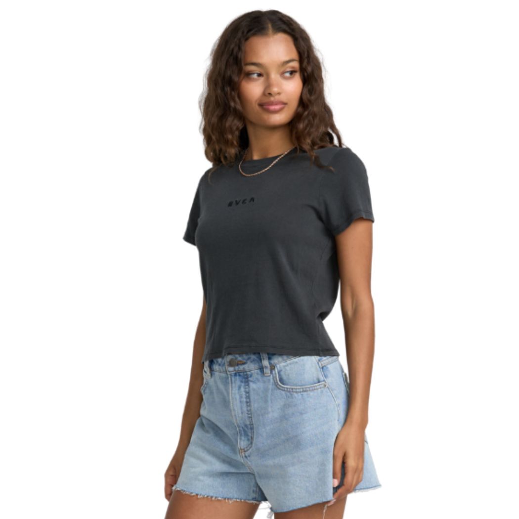 RVCA Forever Tee Washed Black