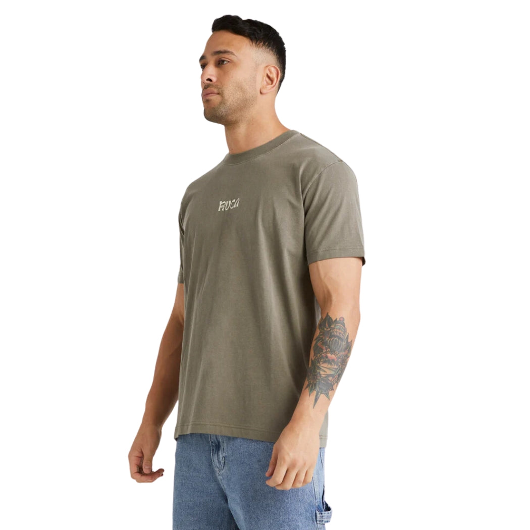 RVCA Fronds Tee Mushroom