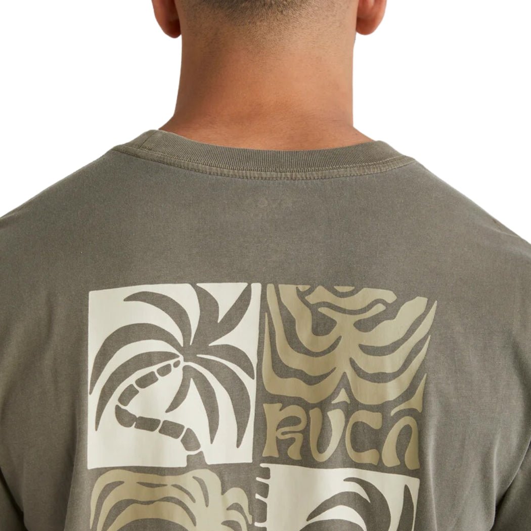 RVCA Fronds Tee Mushroom