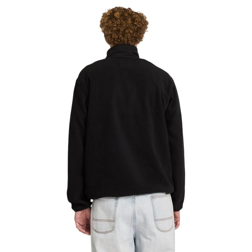 RVCA Go Mock Neck Fleece Jumper Rvca Black