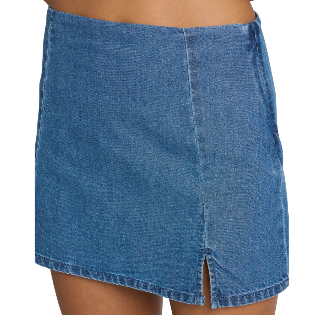 RVCA Harlow Skirt Crystal Blue