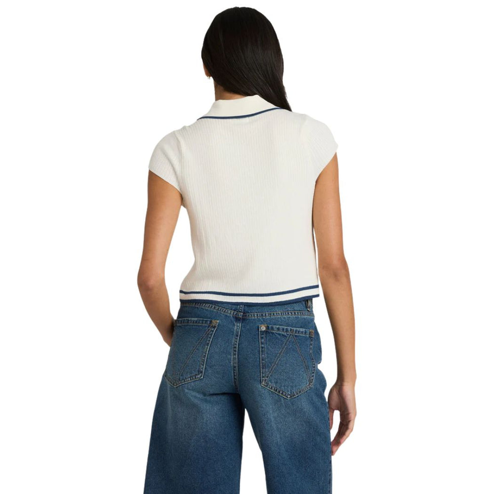 RVCA Jules Sweater Cropped Jumper Cloud