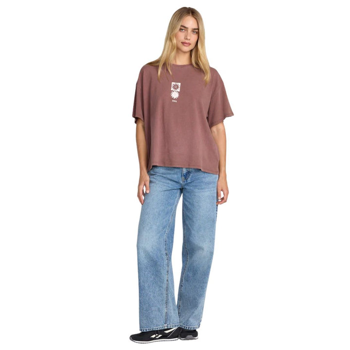 RVCA Move On BF Tee Terra Brown