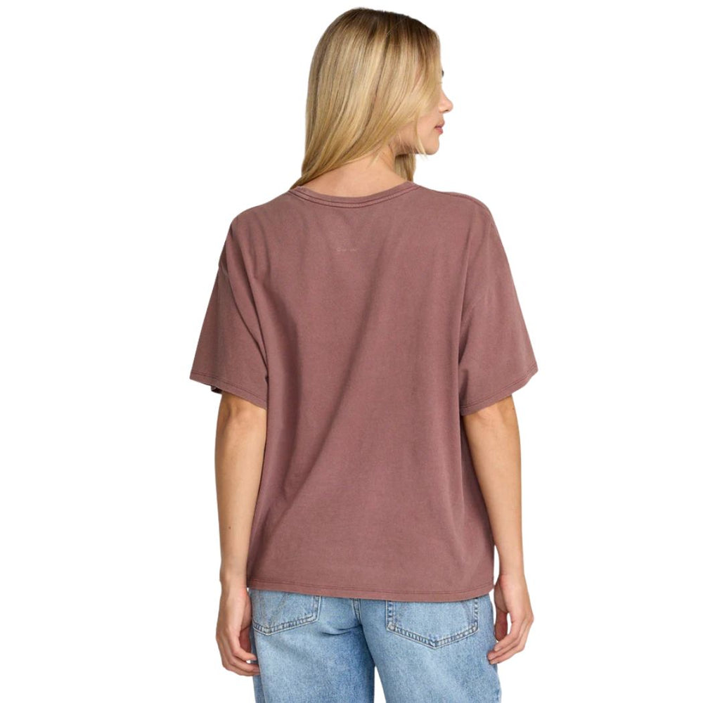 RVCA Move On BF Tee Terra Brown