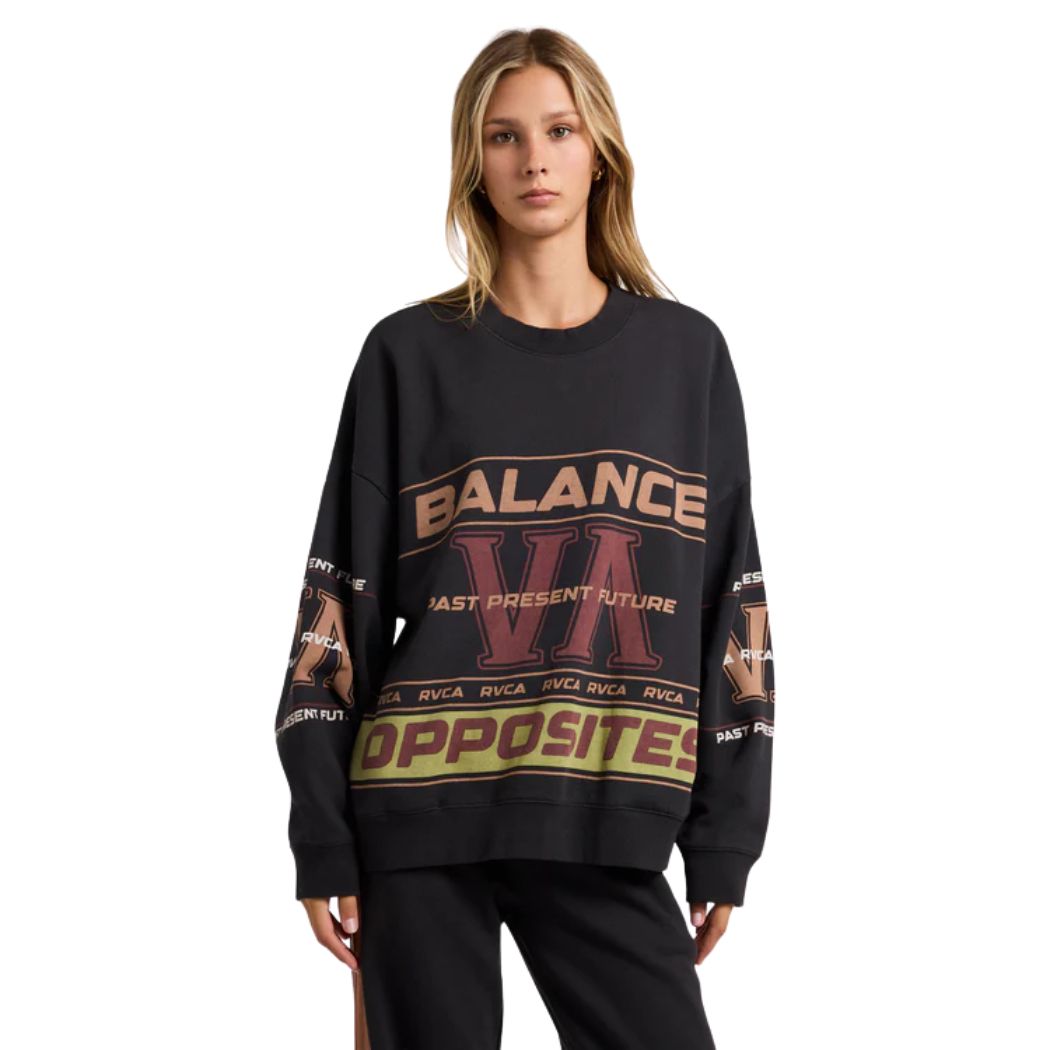RVCA Puck It Crew Washed Black