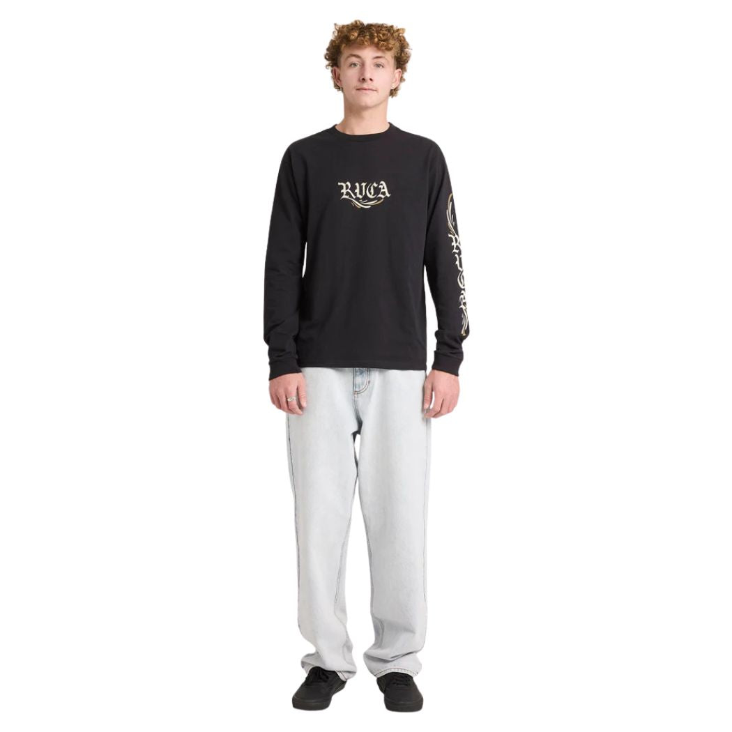 RVCA Retract Long Sleeve Tee Black