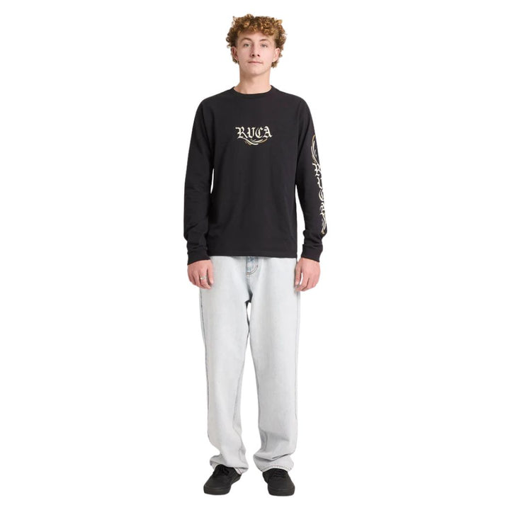RVCA Retract Long Sleeve Tee Black