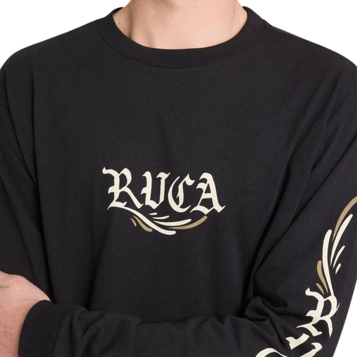 RVCA Retract Long Sleeve Tee Black