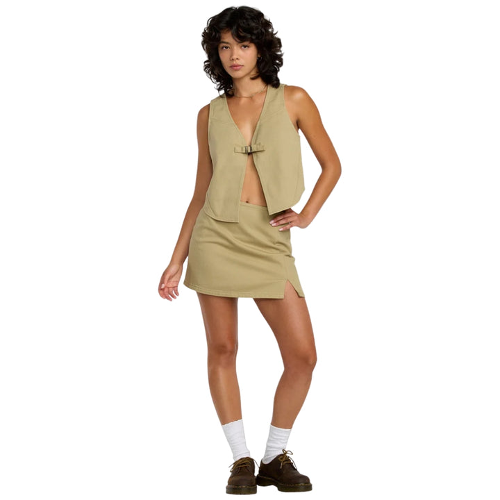 RVCA Rider Utility Vest Olive Grey