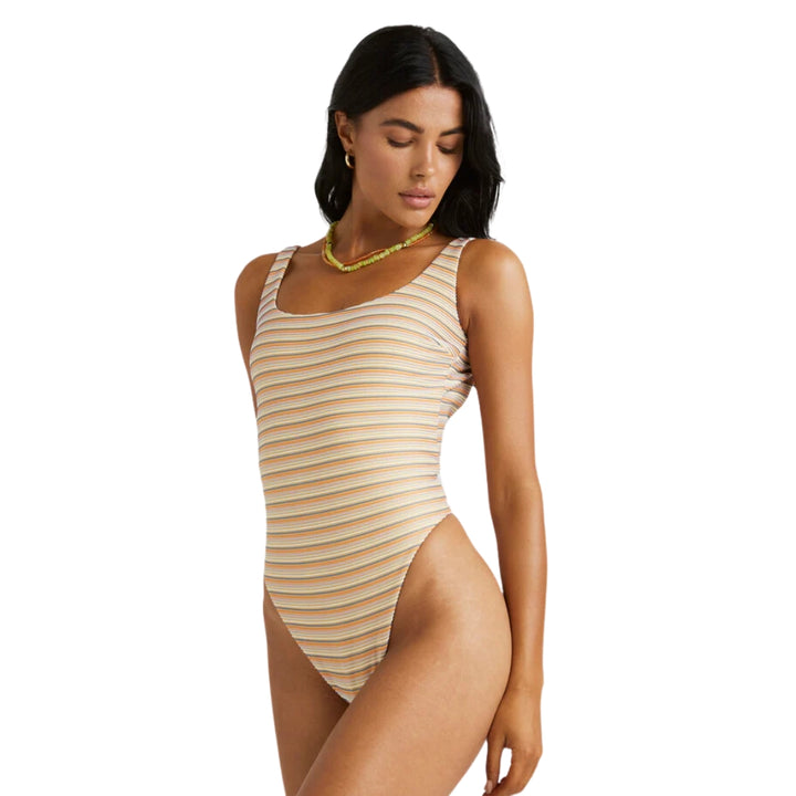 RVCA Ripple Scooped One Piece Sunrise