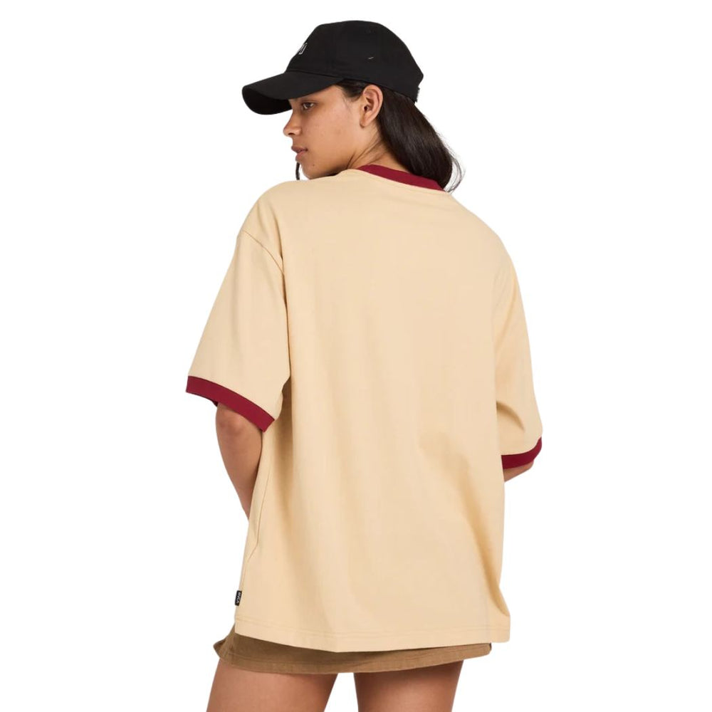 RVCA Round Up Toni Tee Light Tan