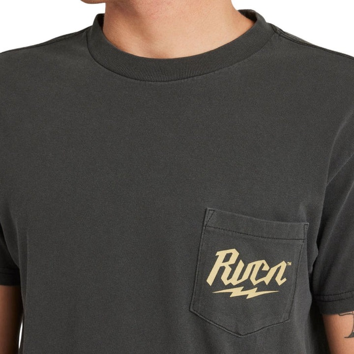 RVCA Shock Pocket Tee Black
