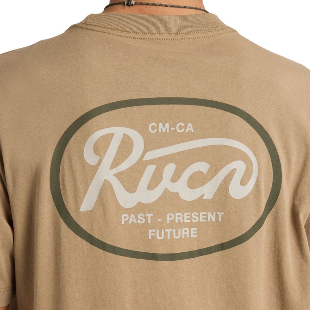 RVCA Standard Script Tee Coyote