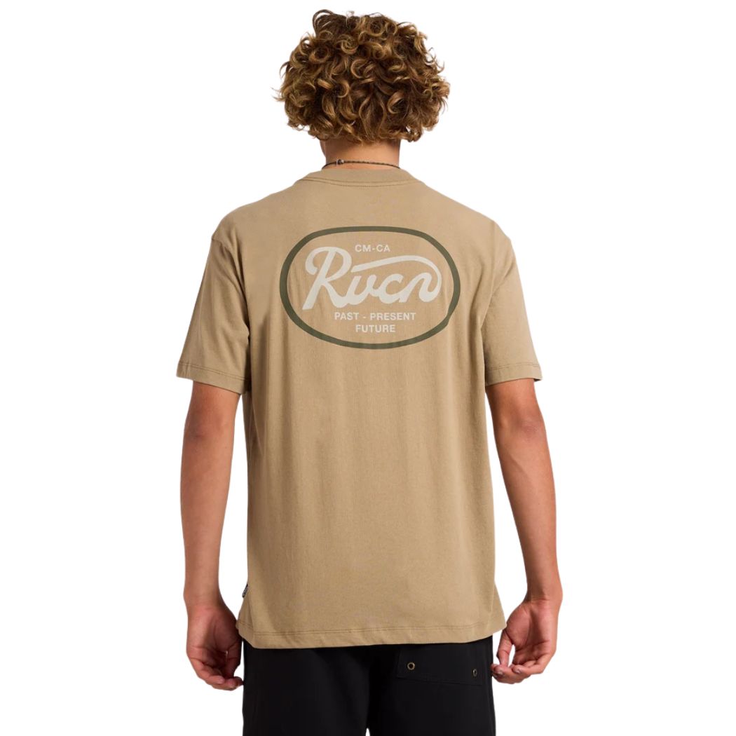 RVCA Standard Script Tee Coyote