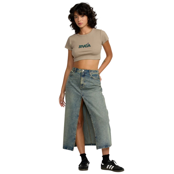 RVCA Stoned Baby Tee Desert Taupe