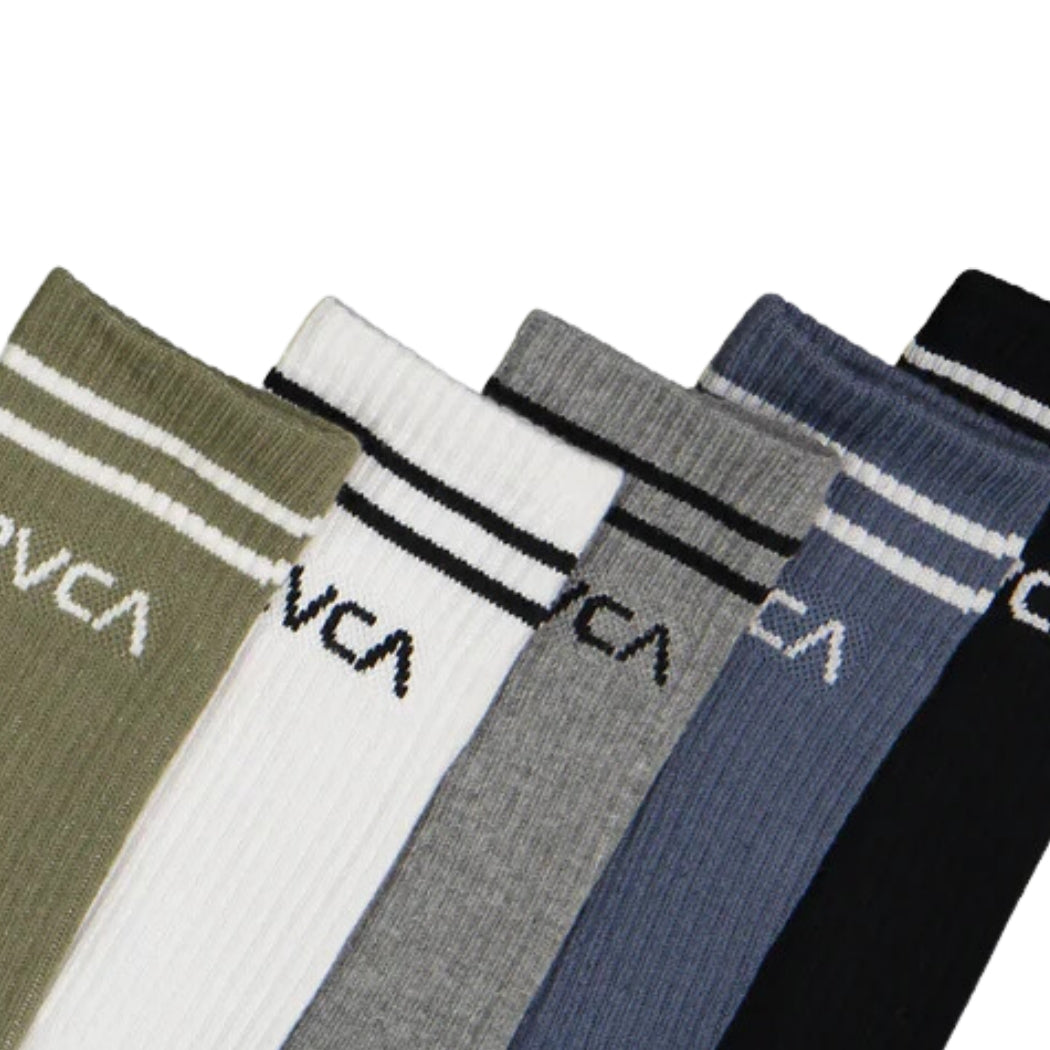 RVCA Union Sock 5 Pack Multi