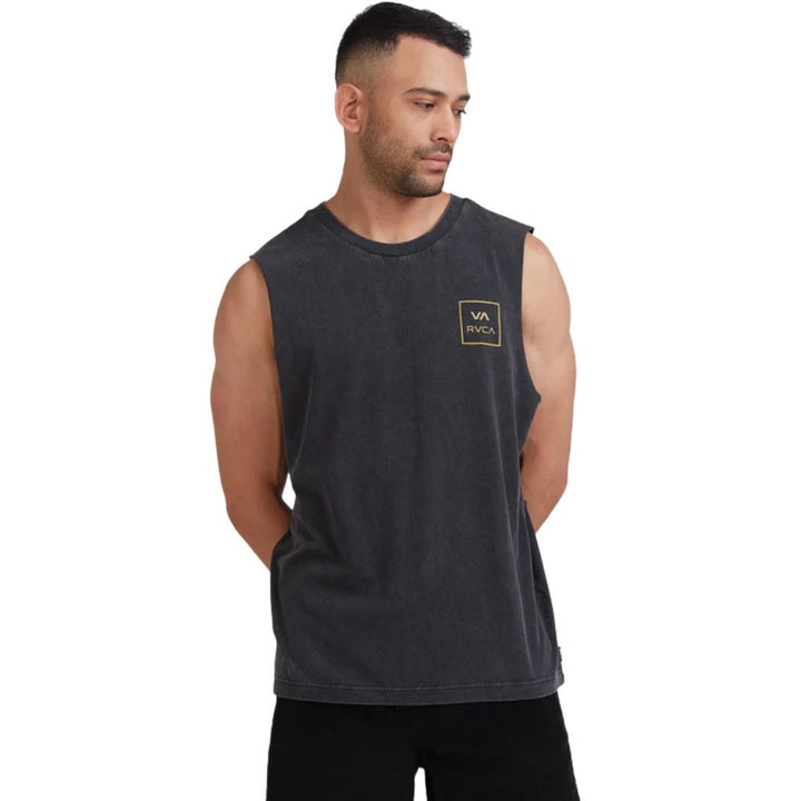 RVCA VA All The Ways Muscle Black Acid