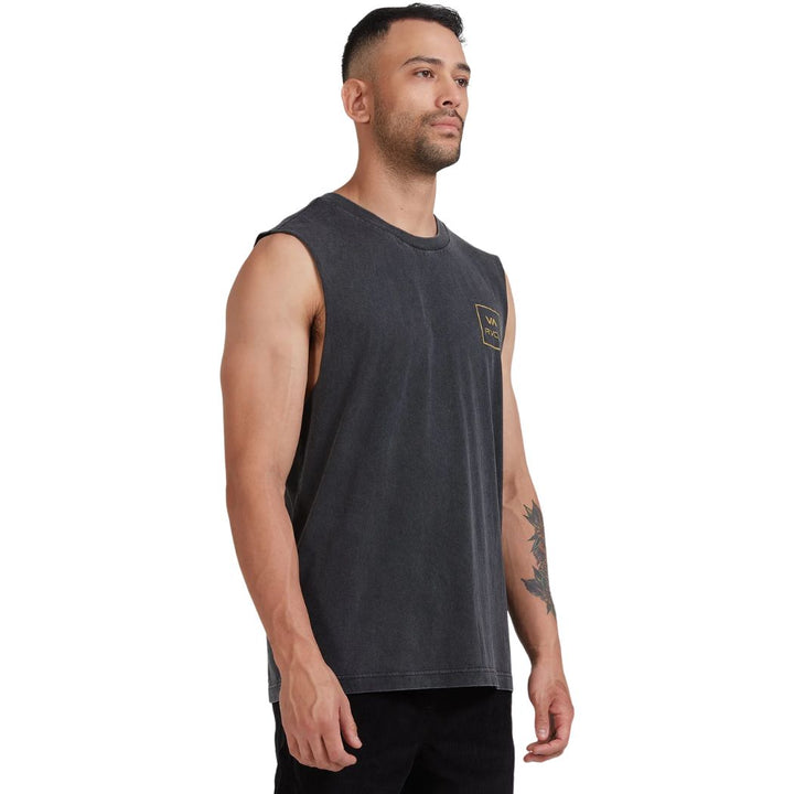 RVCA VA All The Ways Muscle Black Acid