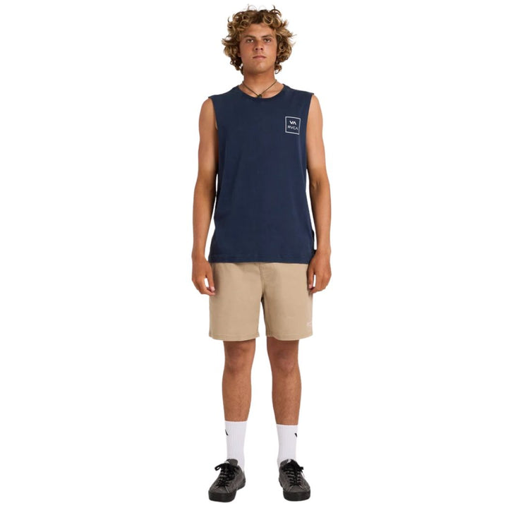 RVCA VA All The Ways Muscle Navy Marine