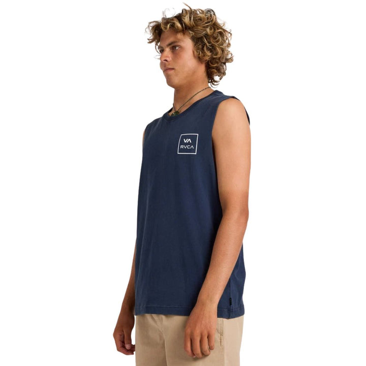 RVCA VA All The Ways Muscle Navy Marine