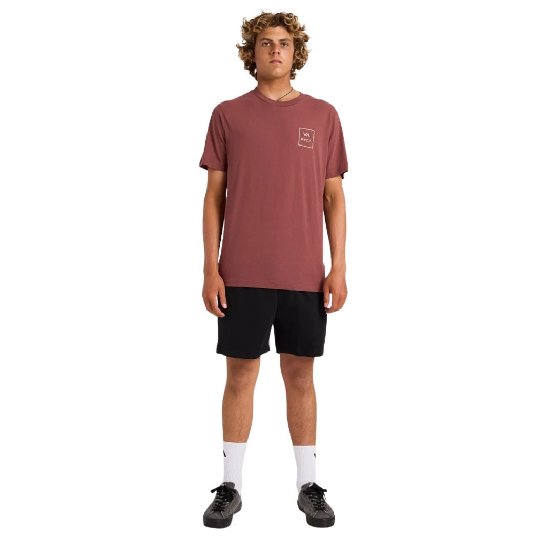 RVCA VA All The Ways Tee Red Earth