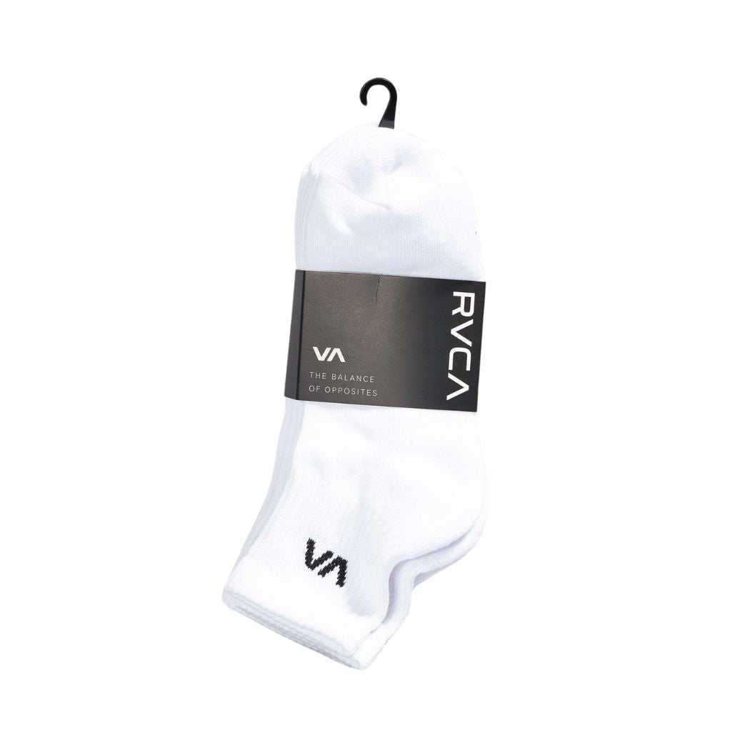 RVCA VA Mini Crew Sock White