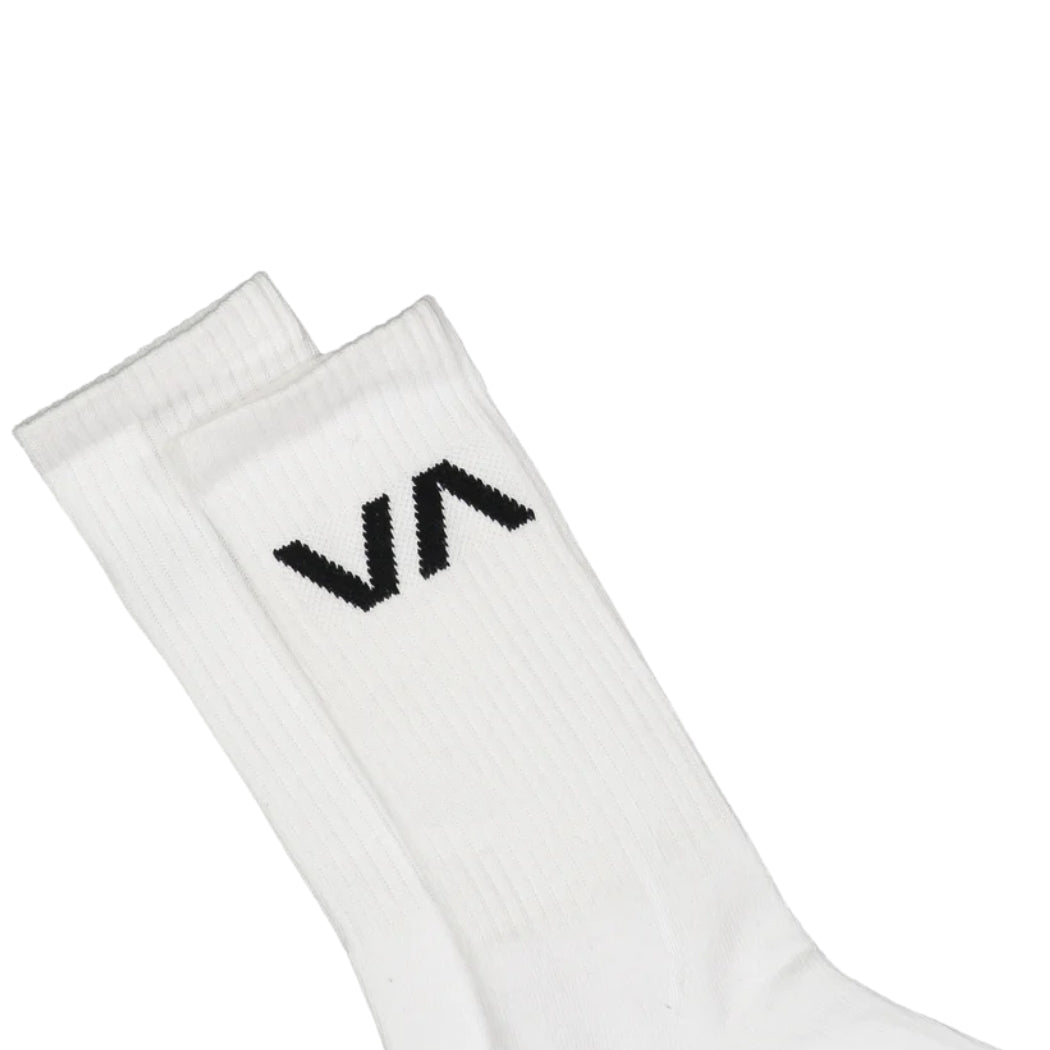 RVCA VA Sport Sock 5 Pack White