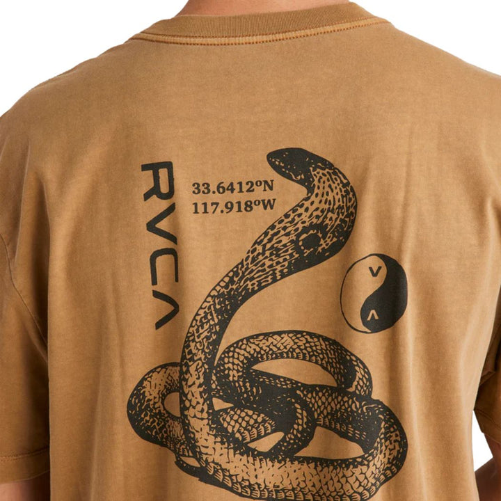 RVCA Viper VA Short Sleeve Tee Camel