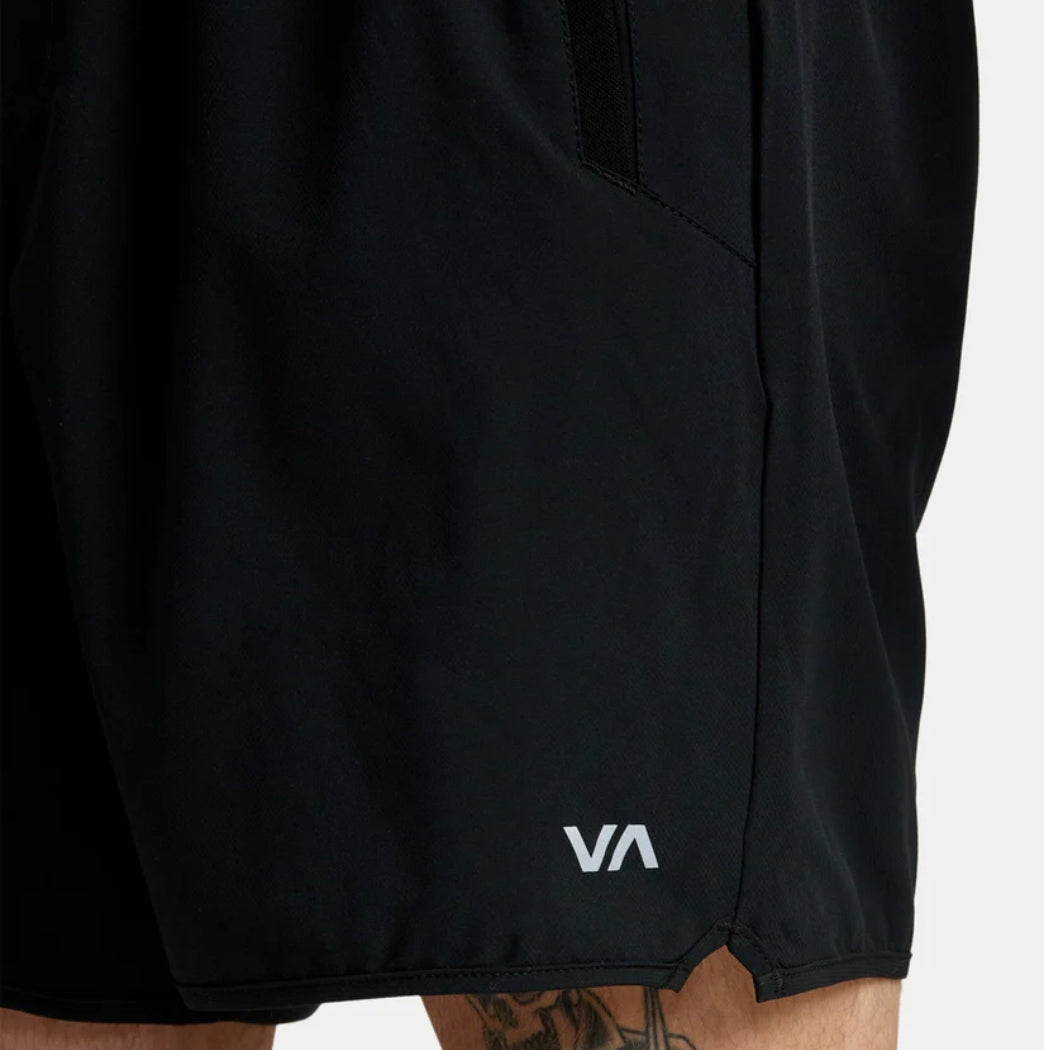 RVCA Yogger Stretch 17 Walkshort Black