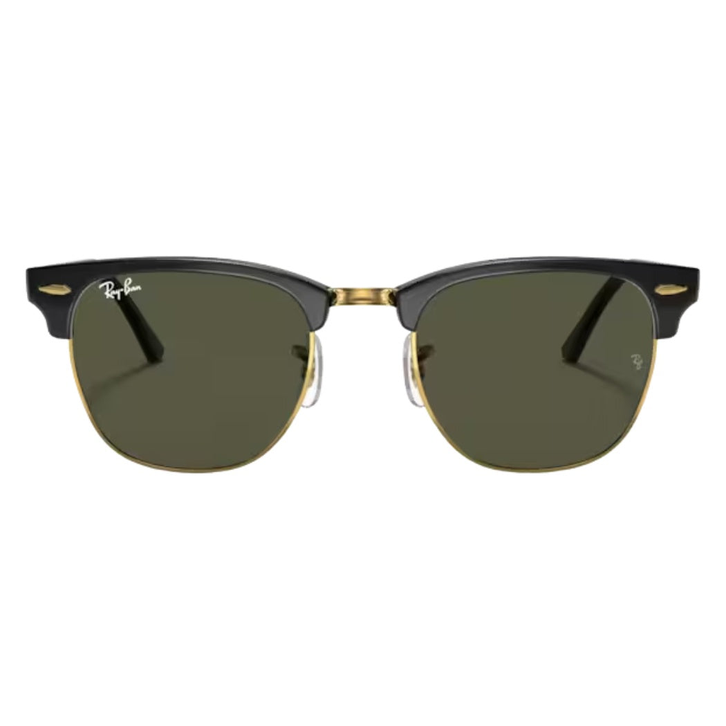 Ray Ban RB3016 Clubmaster Black On Arista G15 Green