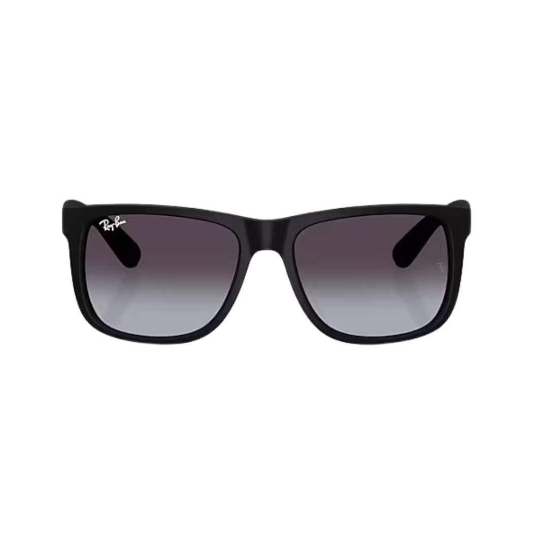 Ray Ban RB4165 Justin Classic Rubber Black Light Grey Gradient Dark Grey