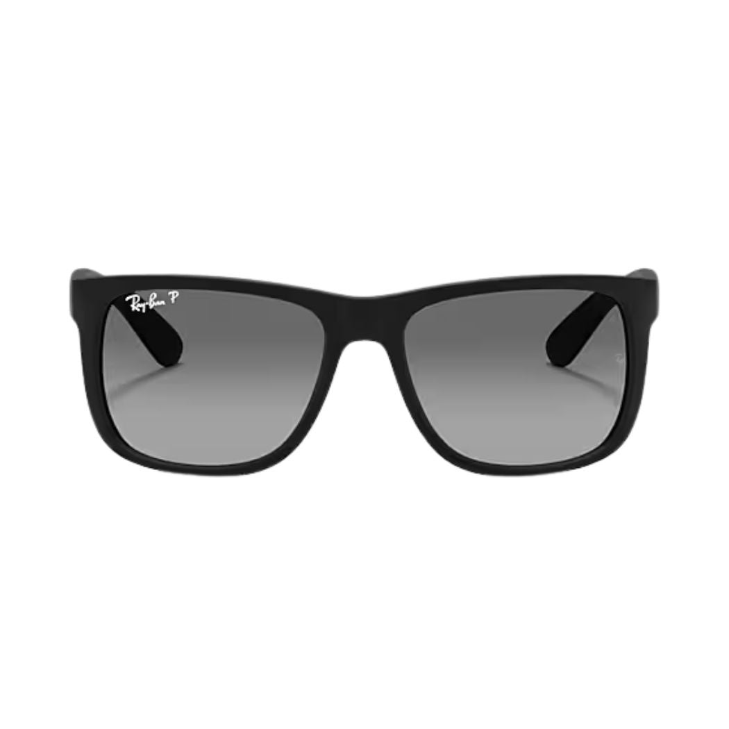 Ray Ban RB4165 Justin Classic Rubber Black Light Grey Gradient Grey Polar