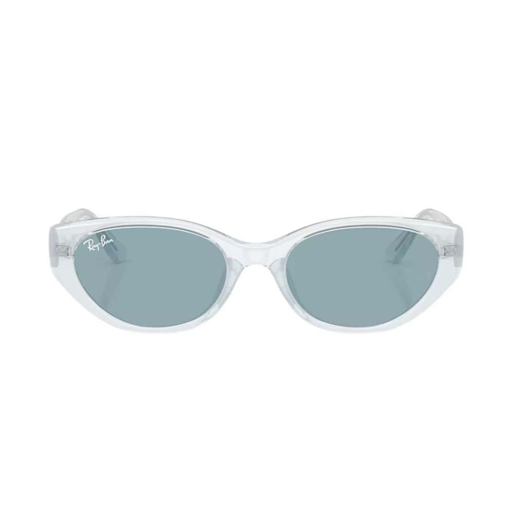 Ray Ban RB4457D  Bio Based Transparent Ice Blue