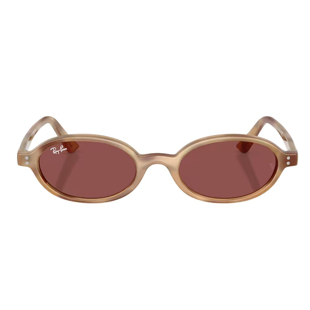 Ray Ban RB4472 Khal Bio Based Cream Havana Dark Violet