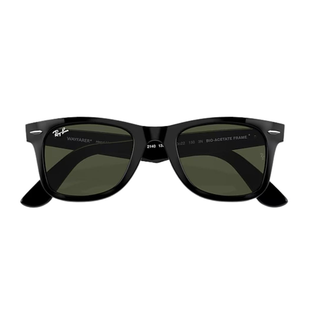 Ray Ban RB2140 Original Wayfarer Bio Based Black Green