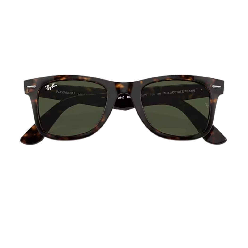 Ray Ban RB2140 Original Wayfarer Bio Based Havana Green