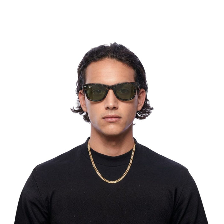 Ray Ban RB2140 Original Wayfarer Bio Based Havana Green