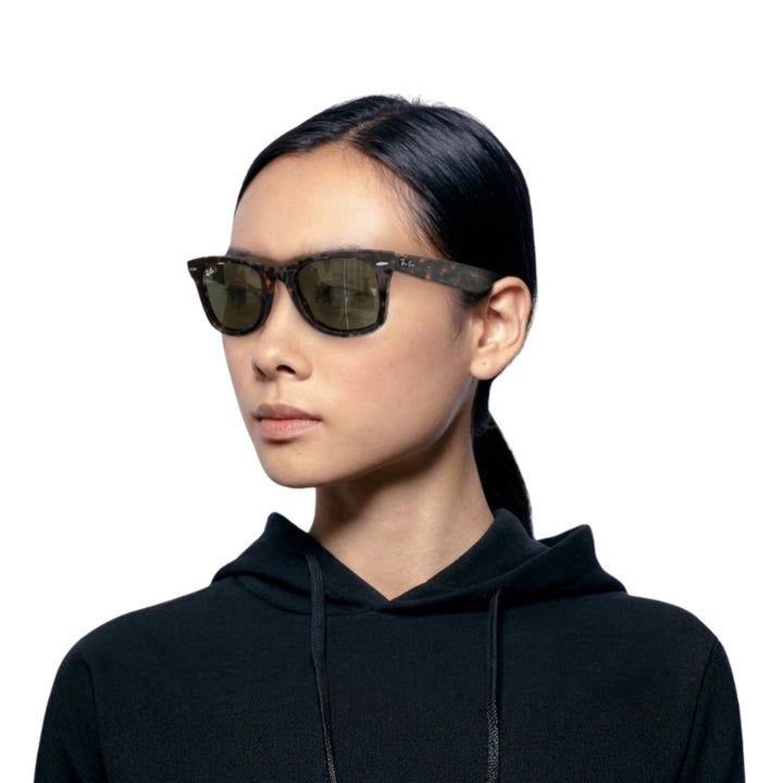 Ray Ban RB2140 Original Wayfarer Bio Based Havana Green