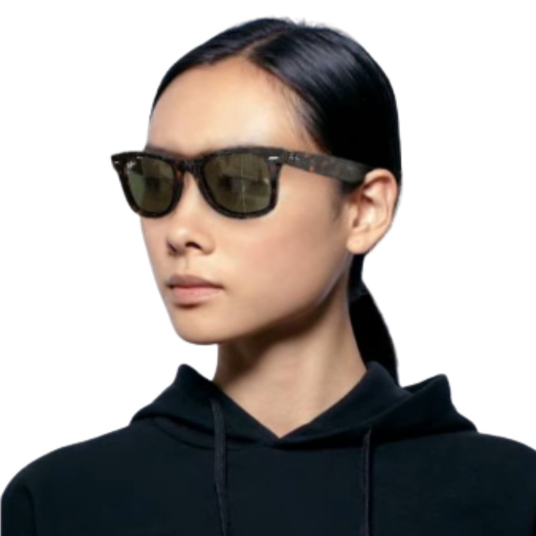 Ray Ban RB2140 Original Wayfarer Bio Based Havana Green