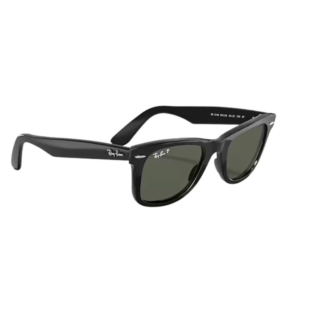 Ray Ban RB2140 Original Wayfarer Classic Black Green Polar