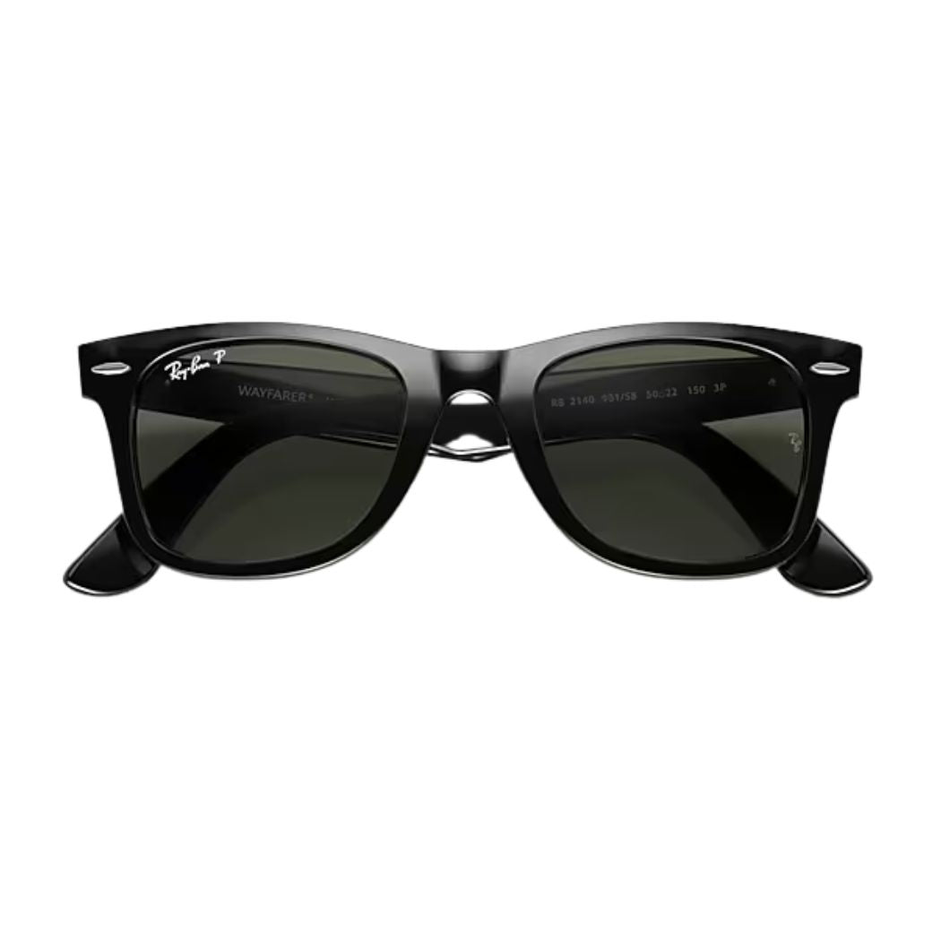 Ray Ban RB2140 Original Wayfarer Classic Black Green Polar